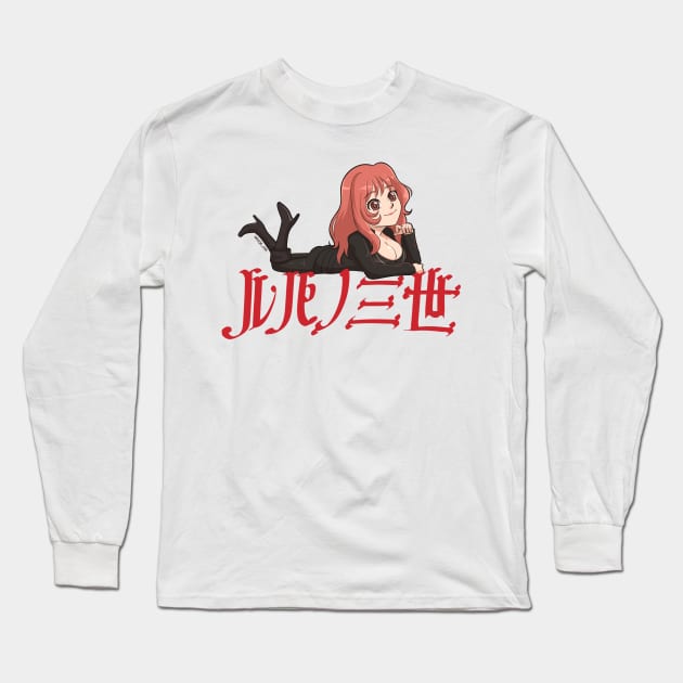 Fujiko Mine - Lupin III Long Sleeve T-Shirt by Hayde